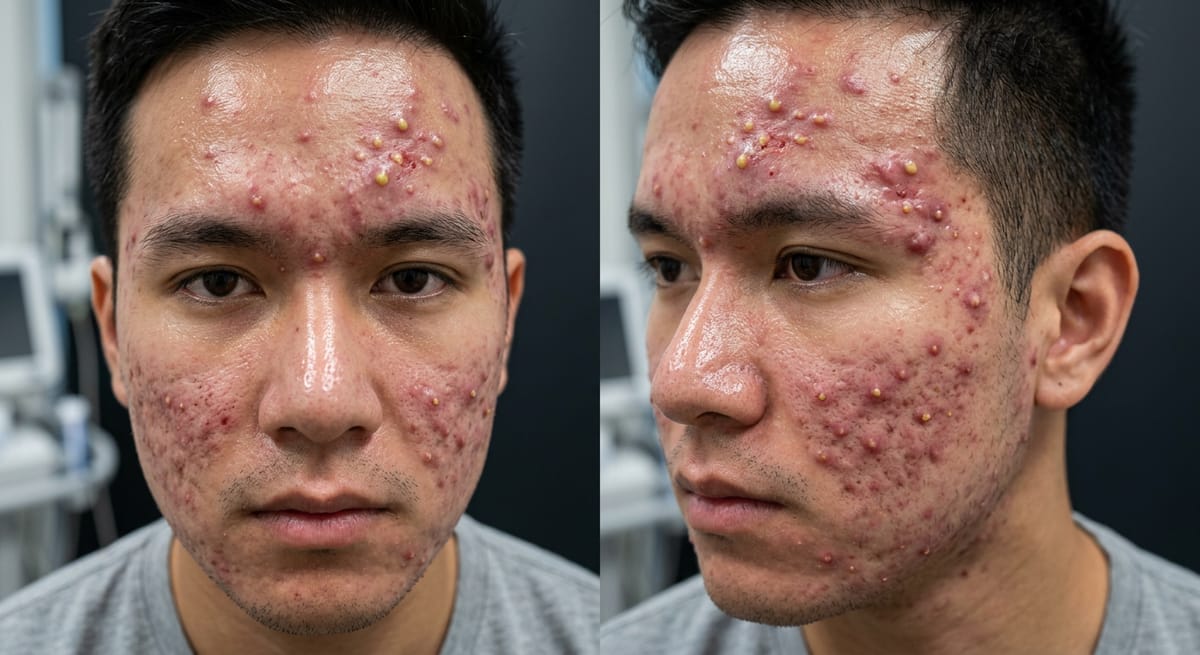 До: Акне, тяжёлая форма