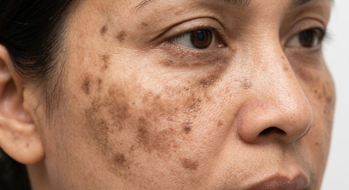 До: Мелазма, посттравматическая пигментация