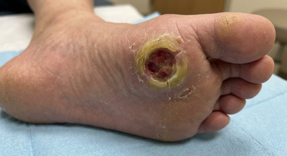 До: Синдром диабетической стопы (нейропатическая язва)