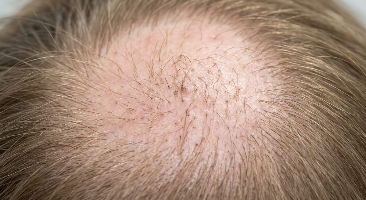 После: Гнёздная алопеция