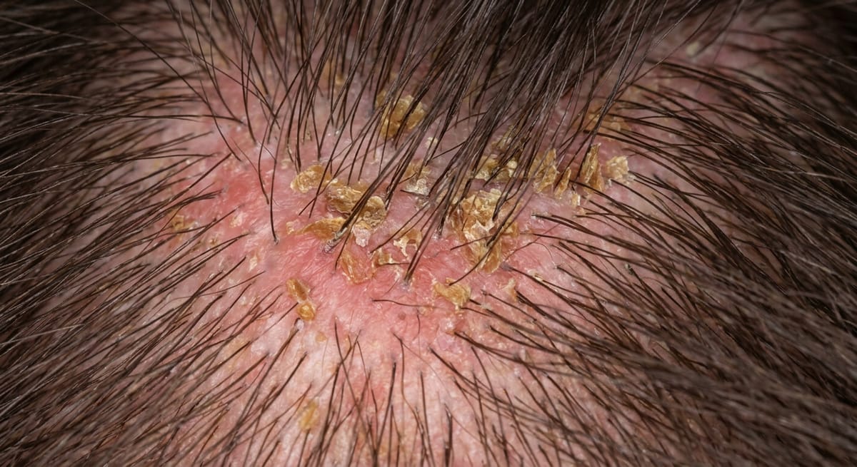 До: Себорейный дерматит волосистой части