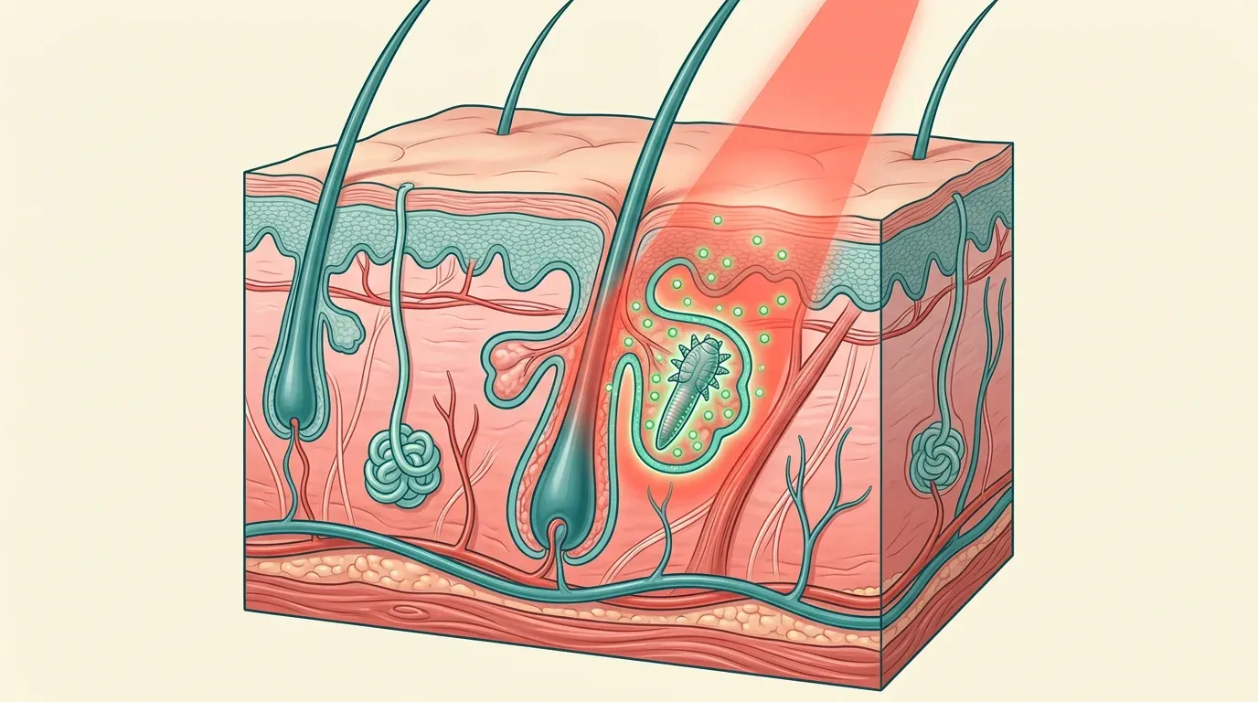 Демодекоз и ФДТ: лечение, когда антибиотики не работают